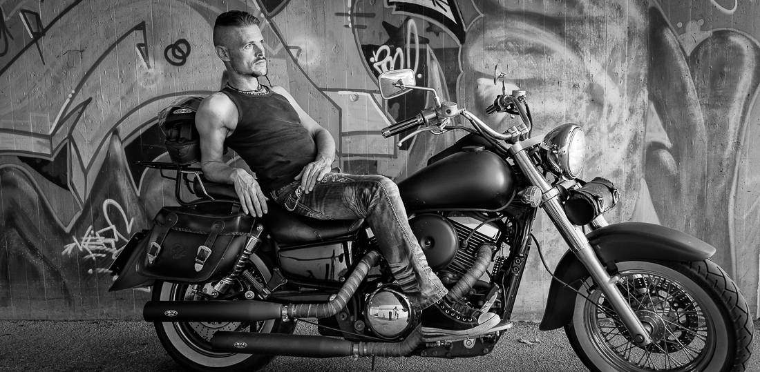Coole Biker- und Motorradfotos