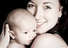 Mama und Baby